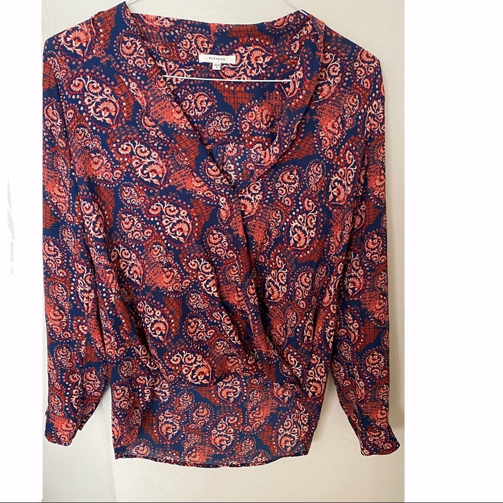 Pleione blouse wrap top